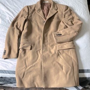 Club Monaco camel wool car coat